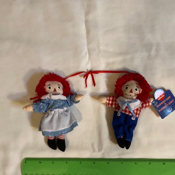 Set of 2 - Miniature Raggedy Ann & Andy - Picture 1 of 4